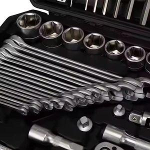 Chrome vanadi 1/2 \ "<span class=keywords><strong>3</strong></span>/<span class=keywords><strong>8</strong></span> \" 1/4 \ "tự động sửa chữa Tay Combo công cụ thiết lập 142 + 2Pcs Kit trường hợp khó khăn 1-năm bảo hành OEM tùy biến - Product Image 3