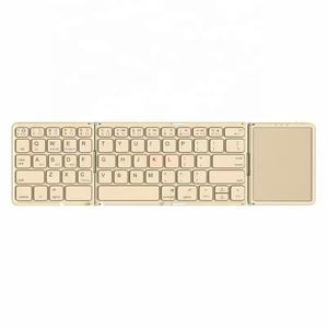 Nuova <span class=keywords><strong>Tastiera</strong></span> Portatile Mini Tascabile Pieghevole a Tre Ante con Grande Touchpad per iPad, <span class=keywords><strong>Samsung</strong></span> Galaxy Tabs e Telefoni Cellulari 2026 - Product Image 4