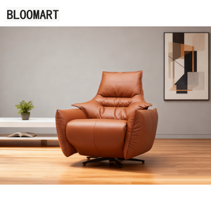 Sillón Reclinable de Cuero de Diseño Novedoso, Giratorio, de Gravedad Cero, Modelo B04, Sillón Reclinable Lazyboy - Product Image 5