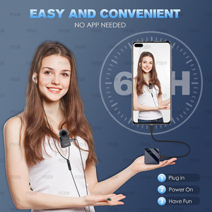 Microphone Lavalier Sans Fil 30M pour <span class=keywords><strong>TikTok</strong></span>, Enregistrement Vidéo en Direct - Essentiels Anti-Bruit pour <span class=keywords><strong>iPhone</strong></span> Android Caméra - Product Image 3