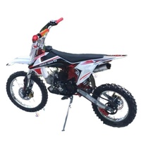 Autres motos à essence 125 cc Air Cool Kick et démarrage électrique Off Road Dirtbike Adulte 4 Stroke Big Wheel Dirt Bike