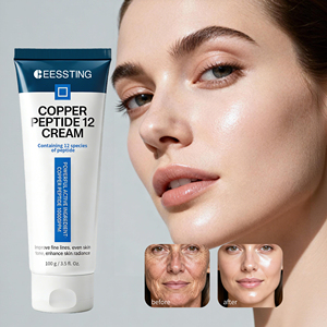 Crème Visage Quotidienne Hydratante, Éclaircissante et Raffermissante Anti-rides OEM ODM au Peptide de Cuivre Bleu GHK-Cu - Product Image 1