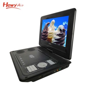 เครื่องเล่น DVD แบบพกพาหน้าจอ USB SD <span class=keywords><strong>MMC</strong></span> AV In/Out หูฟัง DC12v เกมทีวี 10 นิ้ว LCD DVD จอแสดงผล - Product Image 6