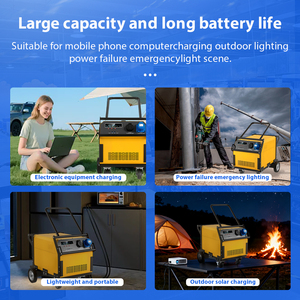 Station d'alimentation portable industrielle d'extérieur 3500W-6000W, générateur solaire 15kWh, camping mobile 3500Y 3500Y - Product Image 2