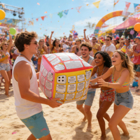 Dés géants gonflables en PVC de 17,7 pouces, colorés, pour les fêtes de Noël, les jeux d'intérieur/extérieur et les activités de piscine/jeux de pelouse