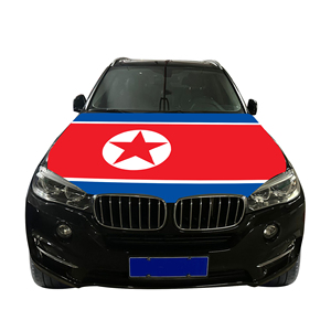 Fundas para Capó <span class=keywords><strong>de</strong></span> Coche con Bandera <span class=keywords><strong>de</strong></span> Corea del <span class=keywords><strong>Norte</strong></span>, 120x150 cm, al por Mayor, Económicas, Resistentes al Desgaste y Duraderas - Product Image 2