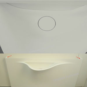 Sur mesure pierre artificielle moderne salle de bains toilettes et lavabo <span class=keywords><strong>sous</strong></span> le comptoir LED vanité lavabo - Product Image 4