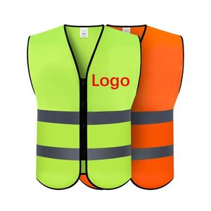 Chaleco de Seguridad Personalizable para Trabajo, Ciclismo, Correr, Voluntariado, Poliéster Transpirable, Impresión por Serigrafía, Unisex, Adulto, con Logotipo - Product Image 1