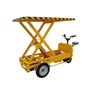 Kereta datar pengangkat hidrolik <span class=keywords><strong>Manual</strong></span> 150kg, | Lift seluler mesin angkat kecil dorong kereta datar - Product Image 2