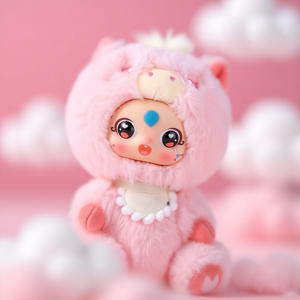 可爱超柔软毛绒玩具公主熊娃娃吊坠卡通包挂饰钥匙扣 USB 充电减压UV涂漆 - Product Image 3
