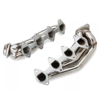 Collecteur d'échappement en acier inoxydable poli, soudé TIG, à fixation directe pour Ford Mustang 2005-2008