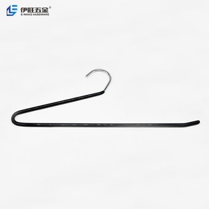 Cintres en PVC en forme de Z personnalisés, cintres métalliques à extrémités ouvertes pour manteaux et pantalons - Product Image 4