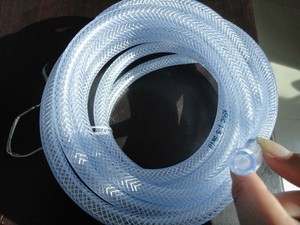 Tuyau d'eau flexible haute pression en <span class=keywords><strong>PVC</strong></span> souple non toxique tressé en fibre, léger, durable, certifié ISO, tubes en plastique transparent de 1/2 pouce - Product Image 5