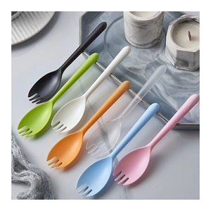 Cuillère et fourchette à fruits biodégradables respectueux de l'environnement - Product Image 1