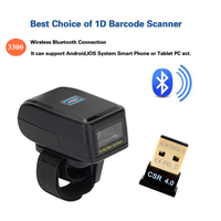 Lecteur de codes-barres portable mini sans fil 1D 2D pour entrepôt et hôpital
