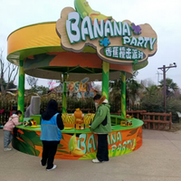 Lanceur de bananes géant Tolefun pour plusieurs joueurs, idéal pour les jeux de stand de carnaval sur le thème de la forêt tropicale en extérieur