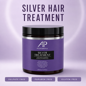 AP Factory Salon Private Label Silver Brightening Purple Shampooing Après-shampooing Masque capillaire Ensemble de soins capillaires en <span class=keywords><strong>mousse</strong></span> pour cheveux blonds - Product Image 2
