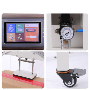 Máquina Automática para Envolver con Cinta Adhesiva, para Empaquetado de Cartones en Fábricas, Comercio Electrónico y Envíos Express, Máquina de Sellado y Flejado - Product Image 4