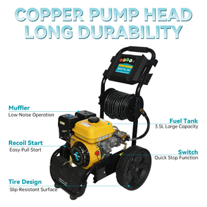 Máy rửa áp lực cao Sonlin khuyến mãi nóng, động cơ xăng 7hp, 180bar - Product Image 4