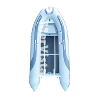 (CE) Bateau pneumatique pliable en aluminium de 3,3 m avec plancher en EVA, fabriqué en Chine
