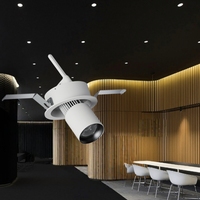 Éclairage de plafond intérieur moderne, spot LED en aluminium, lumière encastrée à intensité variable AC, IP20 CRI90, garantie 5 ans