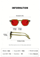 Lunettes de jeu tendance TR90 avec verres rouges, lunettes anti-lumière bleue, lunettes pour multiples occasions, anti-reflets pour le marathon de jeu