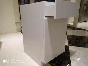 Проект американского кухонного шкафа, современный дизайн кухонного шкафа в европейском стиле, белые дверцы кухонного шкафа из МДФ - Product Image 2