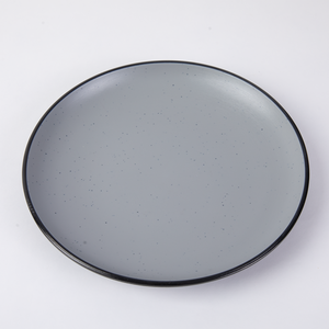 Vente en gros Nouveau restaurant Incassable Gris et <span class=keywords><strong>Noir</strong></span> 100% Assiettes de service en mélamine Bol en plastique Ensemble de vaisselle en mélamine - Product Image 4