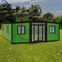 WinFair Bas Prix Hobbit Préfabriqué Pliant Mobile Conteneur Extensible Maisons Maison de Luxe 20Ft Maisons Préfabriquées de 3 Pièces