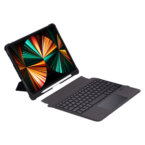Nhà Máy Bán buôn từ có thể tháo rời <span class=keywords><strong>bluetooth</strong></span> Bàn phím Trường hợp với trackpad cho 11 ''/13'' <span class=keywords><strong>iPad</strong></span> 2024 không khí tối màu xám từ đứng - Product Image 5