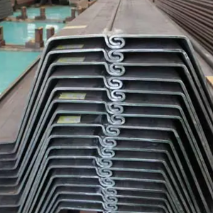 Pilas de chapa de acero de grado Q235 tipo Z tipo U Construcción Pared conservante de retención de agua Perfiles de corte de soldadura ASTM - Product Image 2
