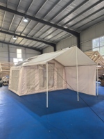Tentes rapides et de bonne qualité, portables, d'extérieur, à deux chambres, en nylon Oxford imperméable, ouverture automatique rapide, gonflables, pour l'exploration