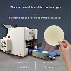 Machine <span class=keywords><strong>à</strong></span> fabriquer des peaux de Gyoza et Momo haute performance 220V, pour nouilles et rouleaux de printemps, idéale pour hôtels, restaurants et commerces alimentaires, moteur neuf ou <span class=keywords><strong>d</strong></span>'<span class=keywords><strong>occasion</strong></span> - Product Image 3