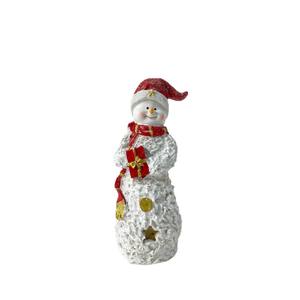 Figura Decorativa Luminosa de Muñeco de Nieve Navideño en Resina Epoxi para Decoración Festiva y Adornos Navideños - Source - Product Image 5