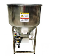 Mélangeur d'aliments pour animaux de ferme, machine à granulés pour petits animaux et volailles, broyeur et mélangeur de céréales et de maïs en poudre avec réservoir pour l'alimentation animale