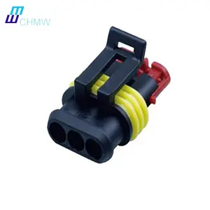 3 pin male female auto electrical wiring harness connectors 282105-1 282087-1 car connector DJ7031-1.5-11 21