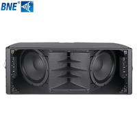 BNE Line Array LA210, enceinte professionnelle à deux voies, double 10 pouces, 4/8 ohms, pleine gamme, 700W, pour extérieur/intérieur, enceinte de scène, coque en bois/métal