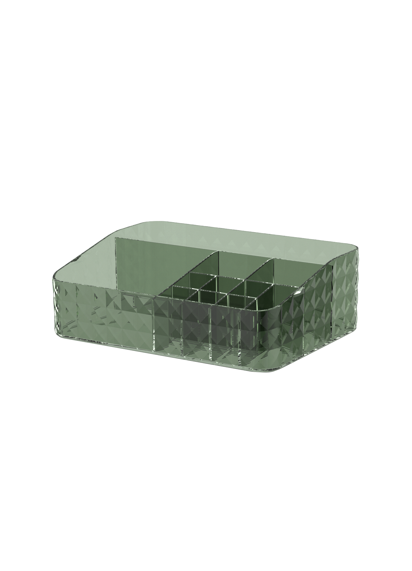 Dark green storage box