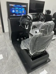 Simulateur de voiture réel apprendre à simuler la conduite Machine d'entraînement de conduite simulée à écran unique