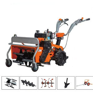 Offre Spéciale Mini Motoculteur Diesel de Jardin, Cultivateur Agricole Haute Productivité, Machine de Désherbage et de Récolte - Product Image 2