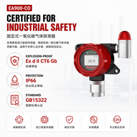 Détecteur de monoxyde de carbone professionnel EA900-CO fixe en ligne antidéflagrant Ex d II CT6 Gb IP66 électrochimique haute performance