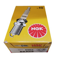 Pièces d'auto en gros Bougies d'allumage d'origine Bujia N GK Nickel 6962 BKR6E pour KIA HYUNDAI ISUZU MAZDA