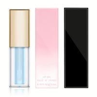Huile à lèvres hydratante brillante vegan en gros, 6 couleurs, longue tenue