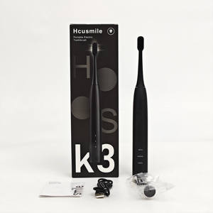 מברשת שיניים חשמלית נטענת K3 טרנד חדש 2025, זיפים רכים למבוגרים, 3 מצבים, זוג מברשות שיניים חשמליות סוניקות - Product Image 1