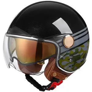 オープンフェイスヘルメットハーフヘルメットオートバイヘルメット