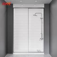 Panneau mural de douche de salle de bain en acrylique blanc Panneau de douche à surface solide imperméable