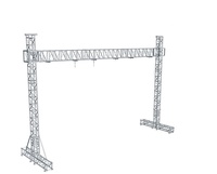Truss de mesa de DJ/Truss de triángulo circular/Truss de acero estante de iluminación de rendimiento al aire libre