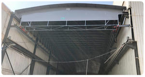 Metal çerçeve ile depo garaj Carports için büyük mobil sürgülü güneşlik gölgelik geri çekilebilir itme çekme su geçirmez çadır - Product Image 4