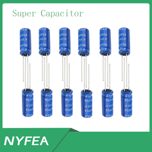Supercapaciteurs NYFEA 2.7V 3.3F NR2R7L335S-P0820 à montage traversant 8x20mm -40~70°C pour batteries automobiles, compteurs intelligents, haute fréquence NR - Product Image 2