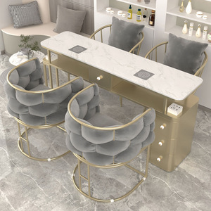 Muebles de Salón para Masajes en Oferta, Mesa de Pedicura con Sillas a Juego, Mesa de Manicura y Masaje con Silla - Product Image 6